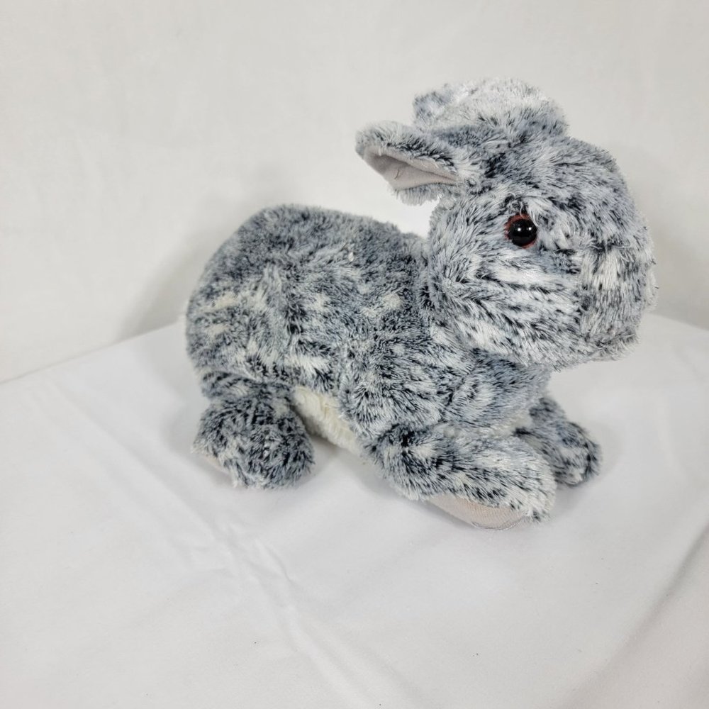 Kids of America Corp Bunny 10" Rabbit Soft Plush Gray White Stuffed Animal 2011